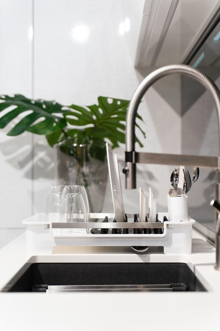 Vialli Design, Soho, ociekacz na naczynia, biały