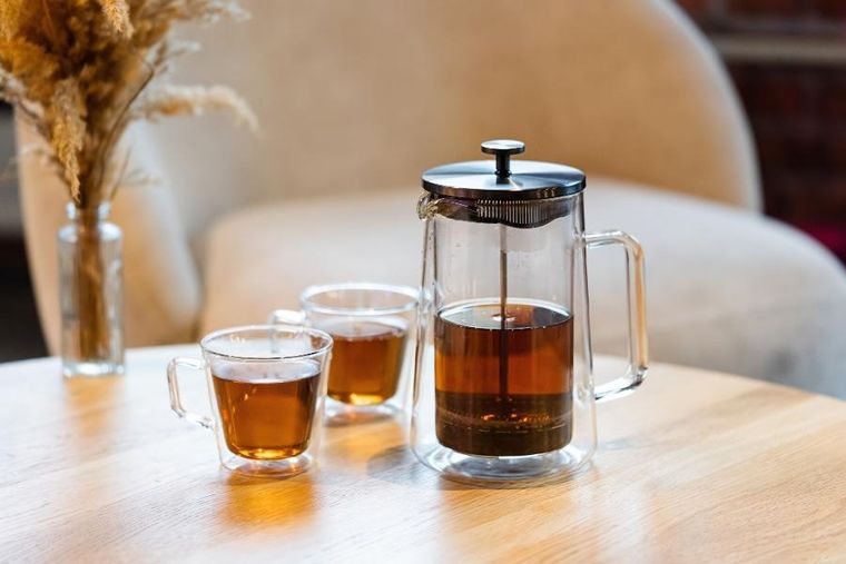 Vialli Design, zaparzacz do herbaty, 1000 ml, Diva grafit mat