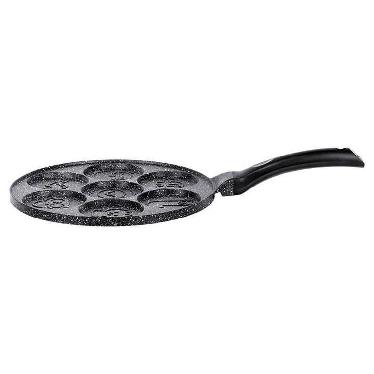 Vilde, Basic Line, patelnia do jajek, granitowa, 7 otworów, 26 cm
