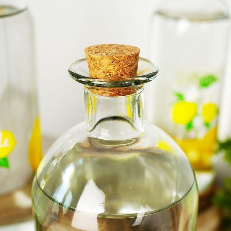 Vilde, butelka szklana na lemoniadę, z korkiem, 1 l