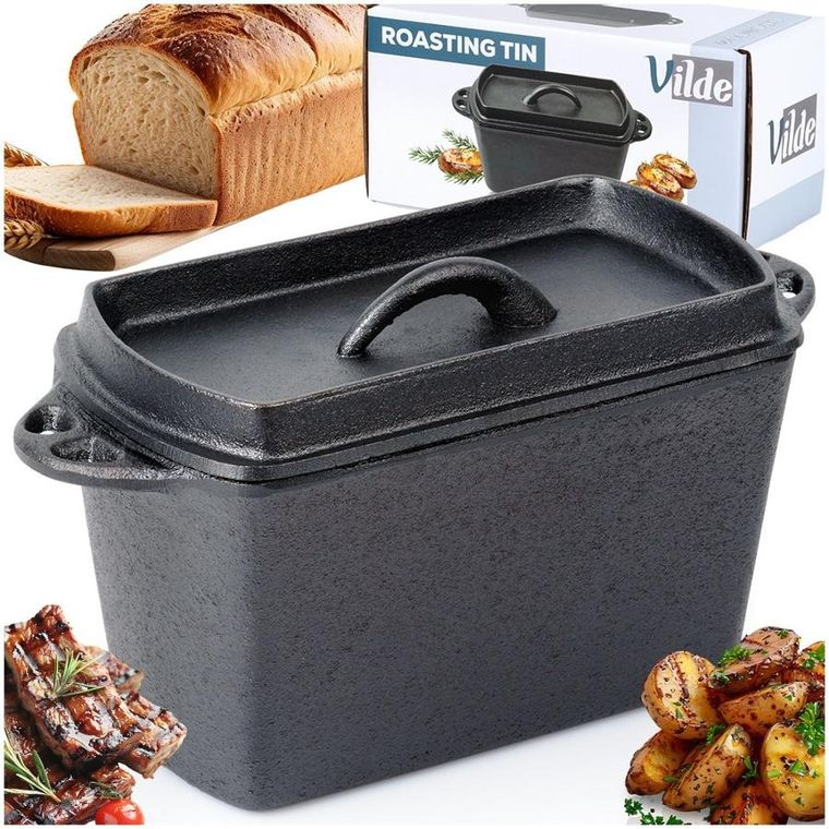 Vilde, Cast Line, forma do chleba z pokrywką, żeliwna, 27 cm, 2l