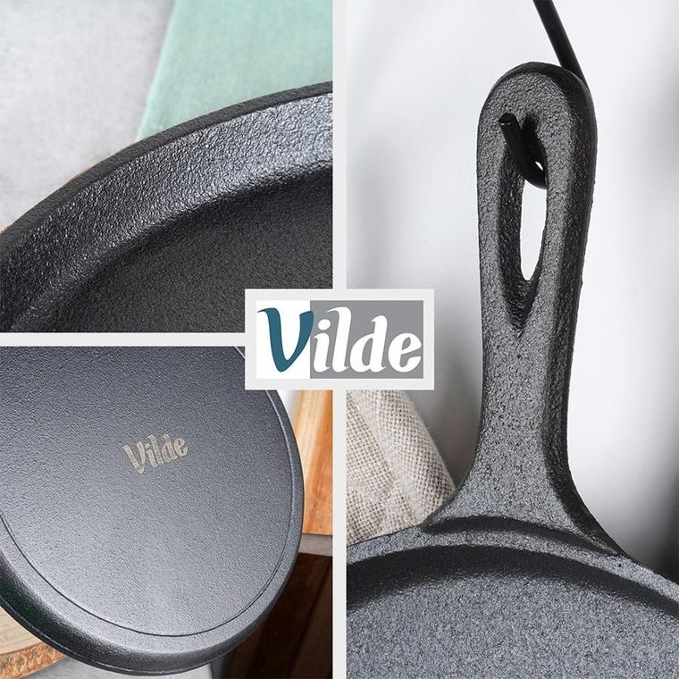 Vilde, Cast Line, patelnia do naleśników, żeliwna, 26 cm