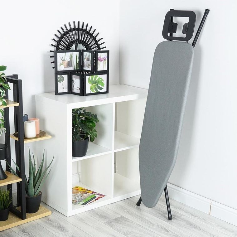 Vilde, deska do prasowania, szara, 130-34-87,5 cm