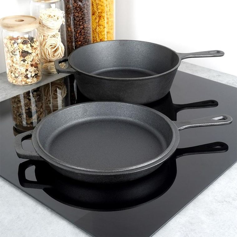 Vilde, garnek z patelnią żeliwne, Cast Line, 24 cm / 3.5 l