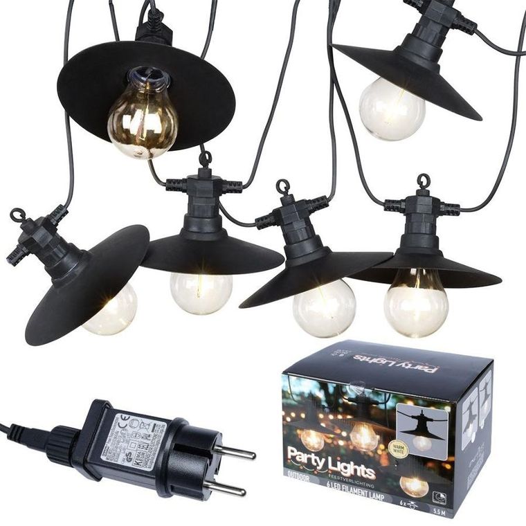 Vilde, girlanda ogrodowa led, 6 szt., 5.5 m