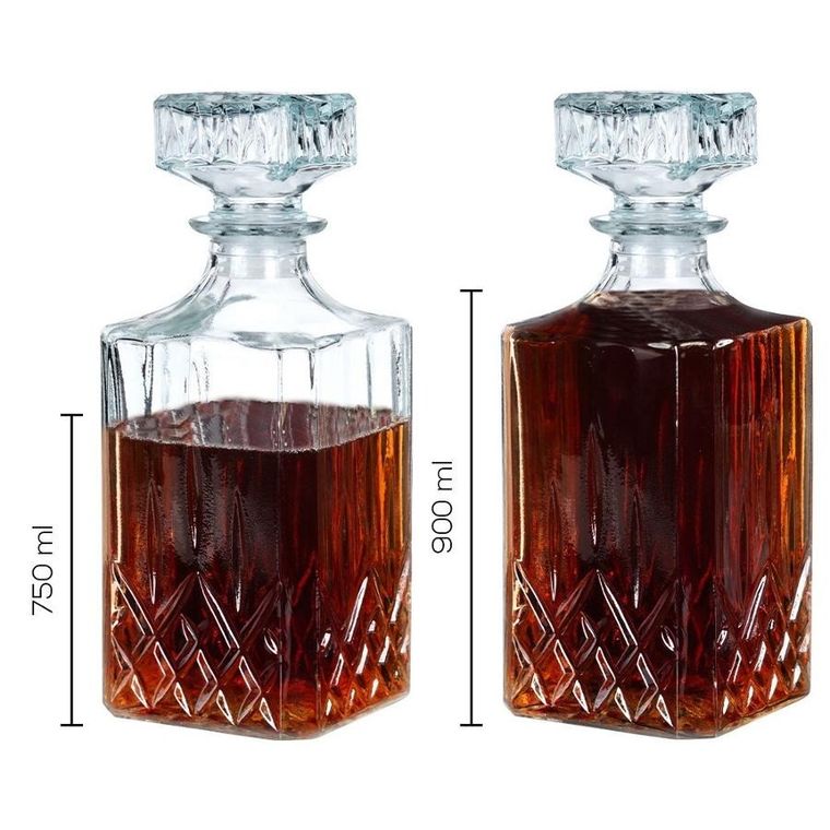 Vilde, karafka do whisky, szklana, 900 ml