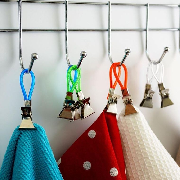 Vilde, klipsy na ręczniki, 8 szt.