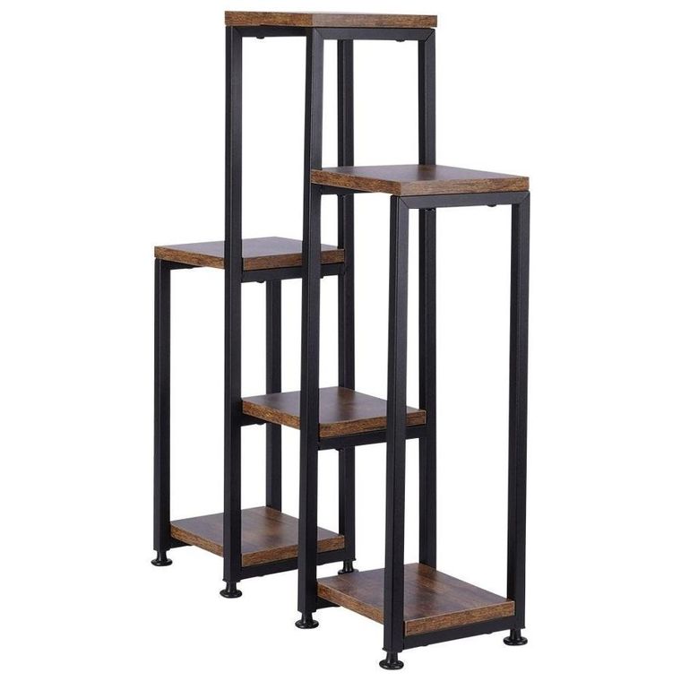 Vilde, kwietnik metalowy 6-poziomowy, 70 cm