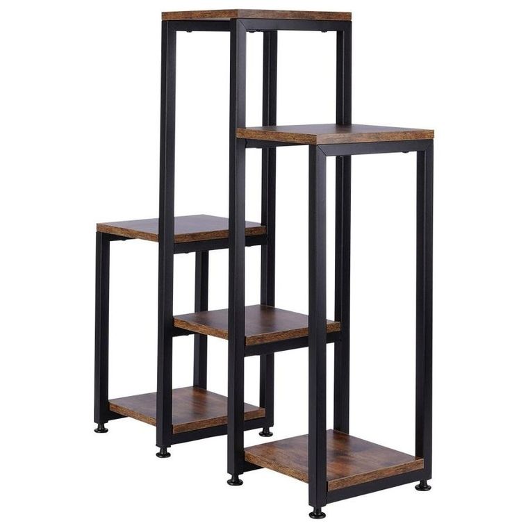 Vilde, kwietnik metalowy 6-poziomowy, 80 cm