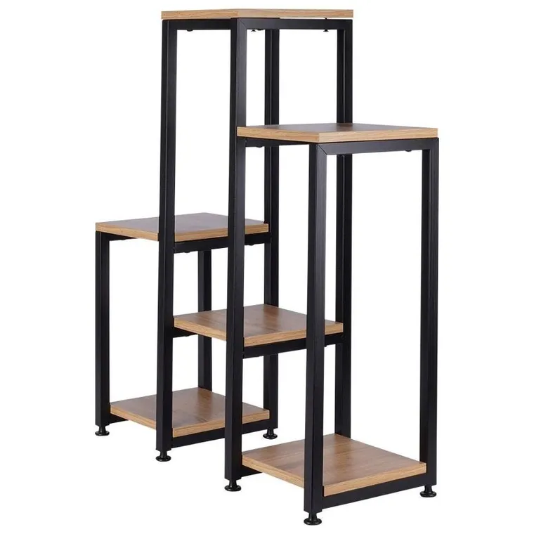 Vilde, kwietnik metalowy 6-poziomowy, 80 cm