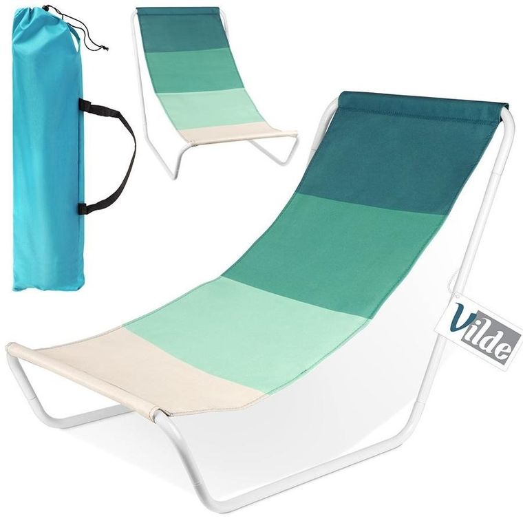 Vilde, leżak plażowy, składany