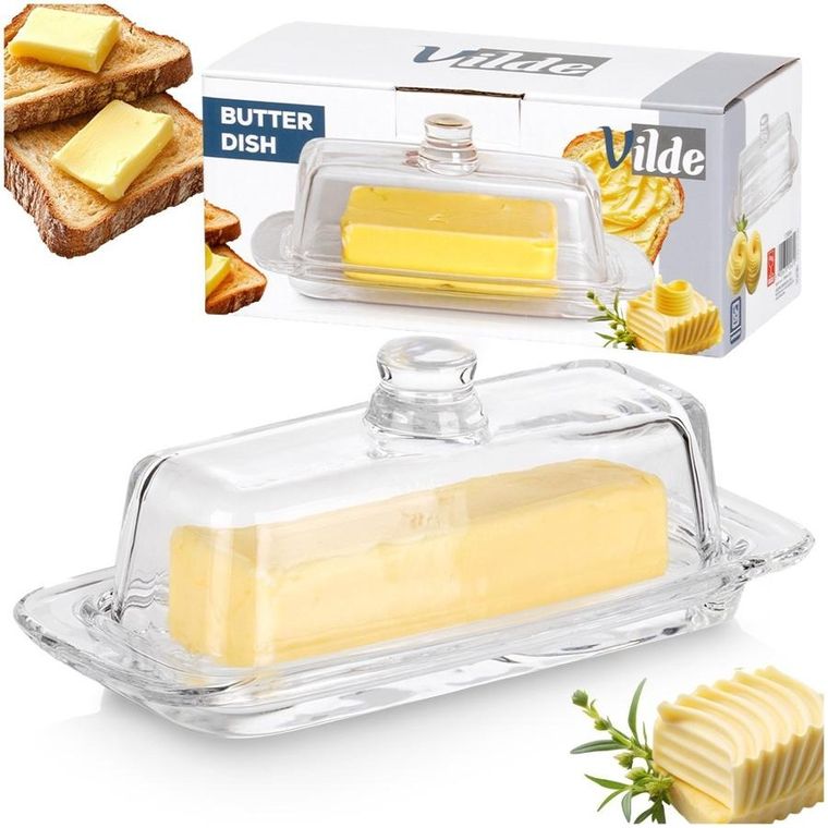 Vilde, maselniczka, szklana, 20-9,5-7,5 cm