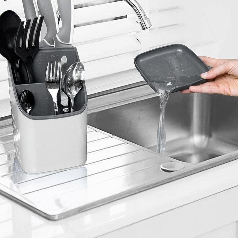 Vilde, ociekacz na sztućce, przybory kuchenne, 14-14-23 cm