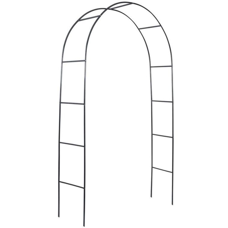 Vilde, pergola ogrodowa, metalowa, 145-235 cm