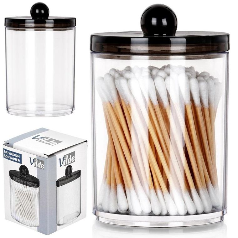 Vilde, pojemnik na patyczki i płatki kosmetyczne