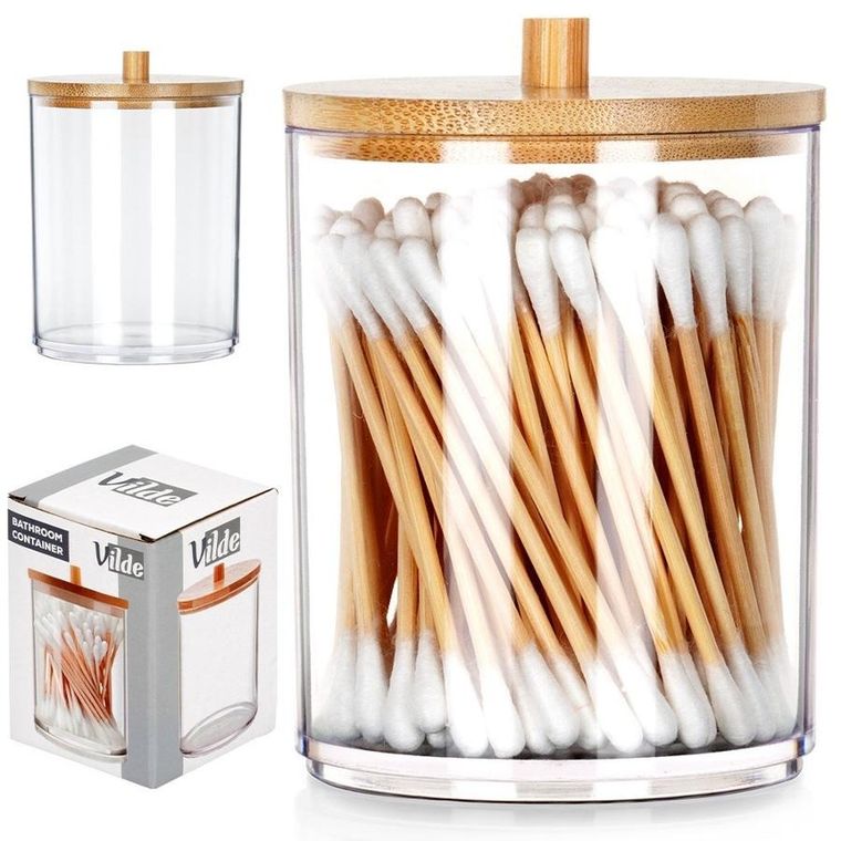 Vilde, pojemnik na patyczki i płatki kosmetyczne