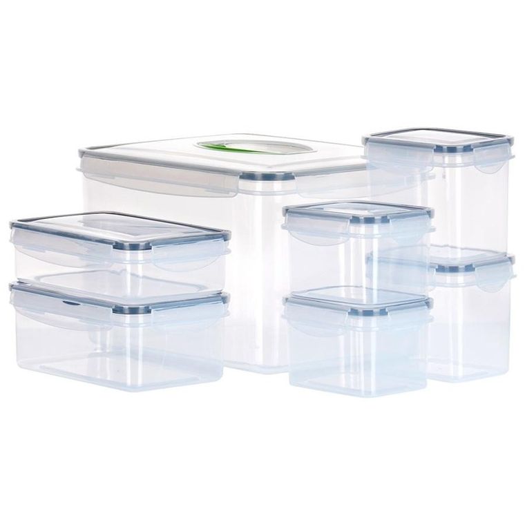 Vilde, pojemniki na żywność z pokrywką i uszczelką, 7 szt.