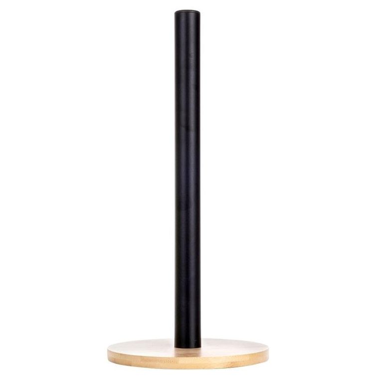 Vilde, stojak na ręcznik papierowy metalowy czarny, 32.5 cm