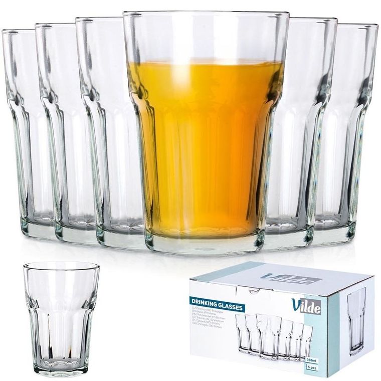 Vilde, szklanki, 360 ml, 6 szt.