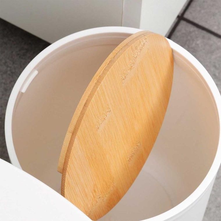 Vilde, zestaw łazienkowy, biały, 6 elementów