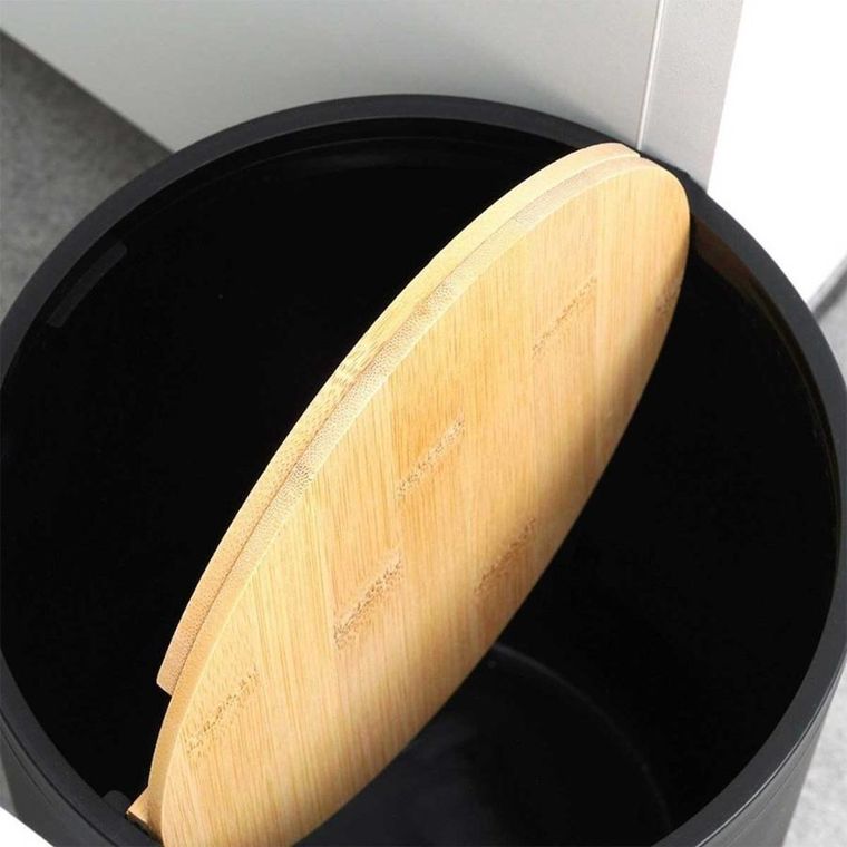 Vilde, zestaw łazienkowy, czarny, 6 elementów