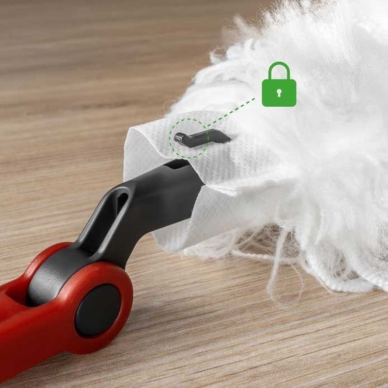 Vileda, miotełka do kurzu, z długą rączką + Flex&Catch, wkład, 1 szt.