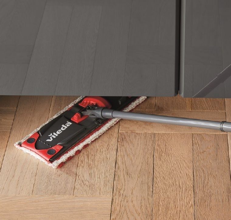 Vileda, Ultramat Turbo, mop płaski, w zestawie z wiadrem, 163425