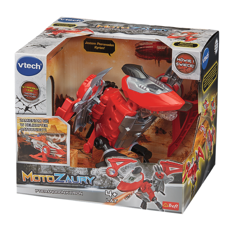 Vtech, Motozaury, Pteranodon Kyrion, pojazd transformujący