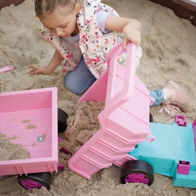 Wader, Gigant, wywrotka, różowa, 55 cm