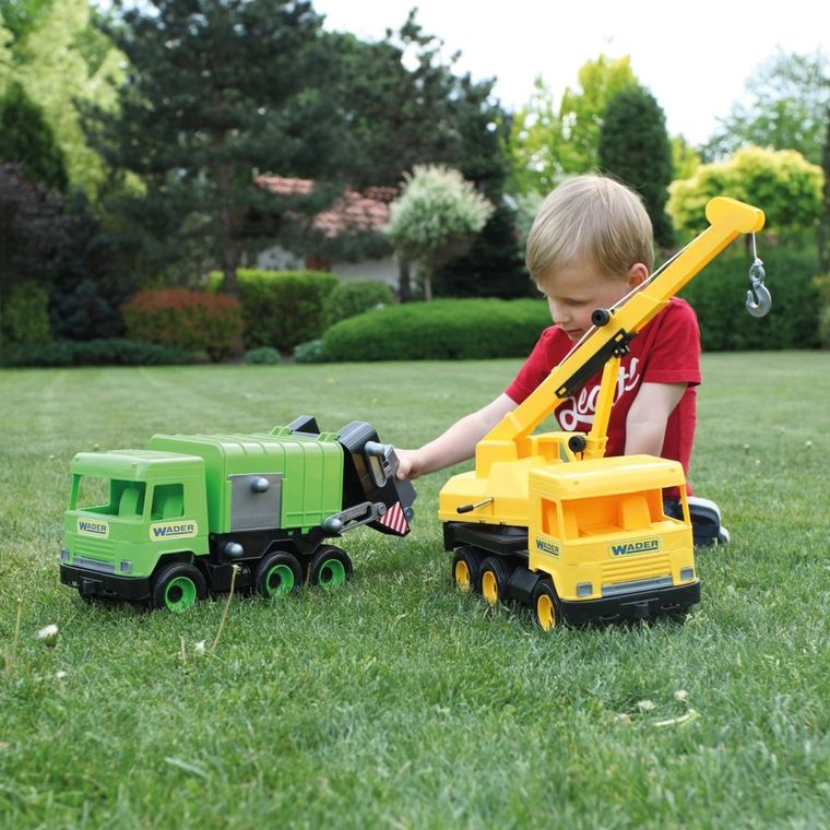 Wader, Middle Truck, śmieciarka, zielona