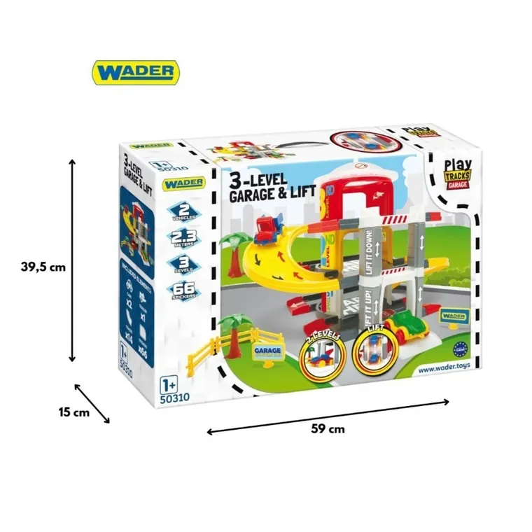 Wader, Play Tracks Garage, garaż 3-poziomowy z windą