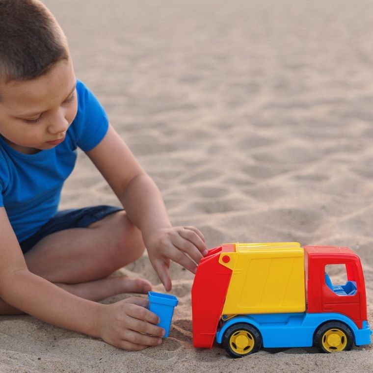 Wader, Tech Truck, Śmieciarka, 26 cm