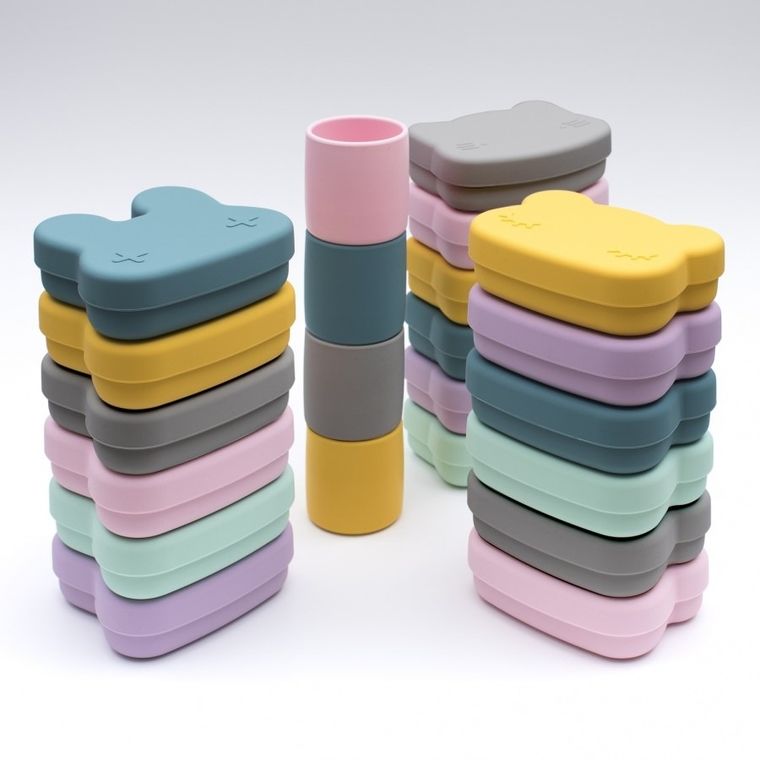 We Might Be Tiny, Kotek, zamykany silikonowy pojemnik, Rust