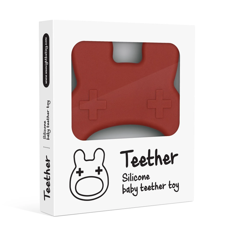 We Might be Tiny, silikonowy gryzak, Króliczek, Rust