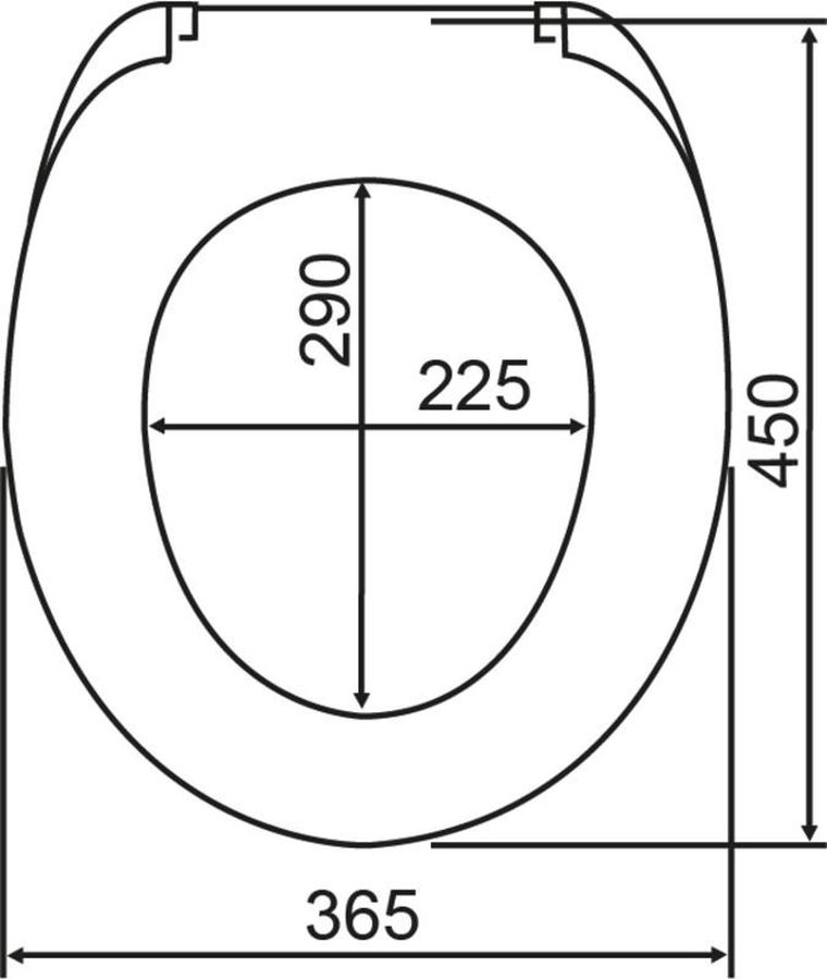 Wenko, Baltic, wolnoopadająca deska sedesowa, termoplastyczna, zachodu słońca, 38,8-45 cm