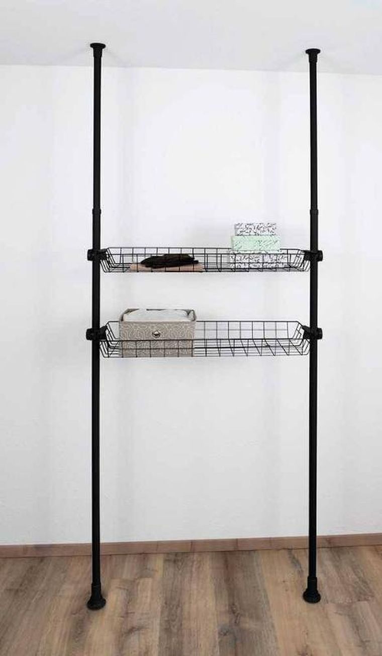 Wenko, koszyk do garderoby, szafy, Herkules, 2 szt., 83-38-8 cm