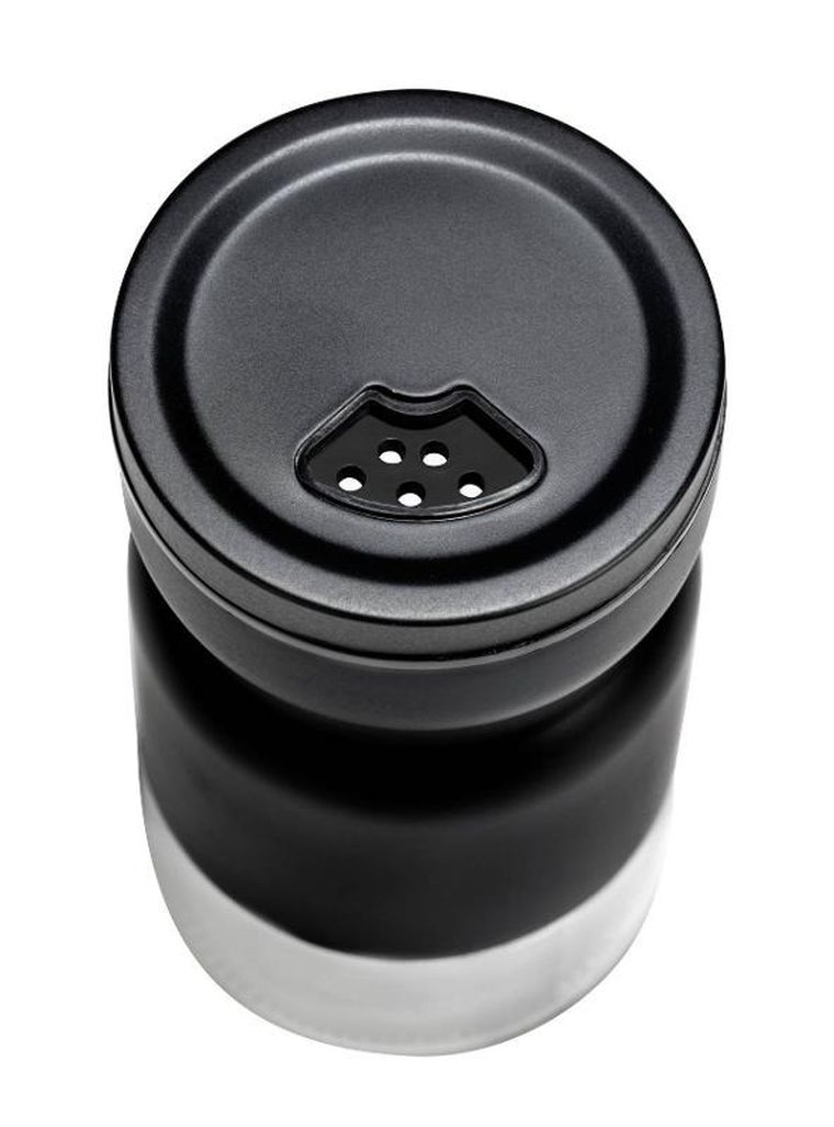 Wenko, solniczka i pieprzniczka na metalowym stojaku, Melli