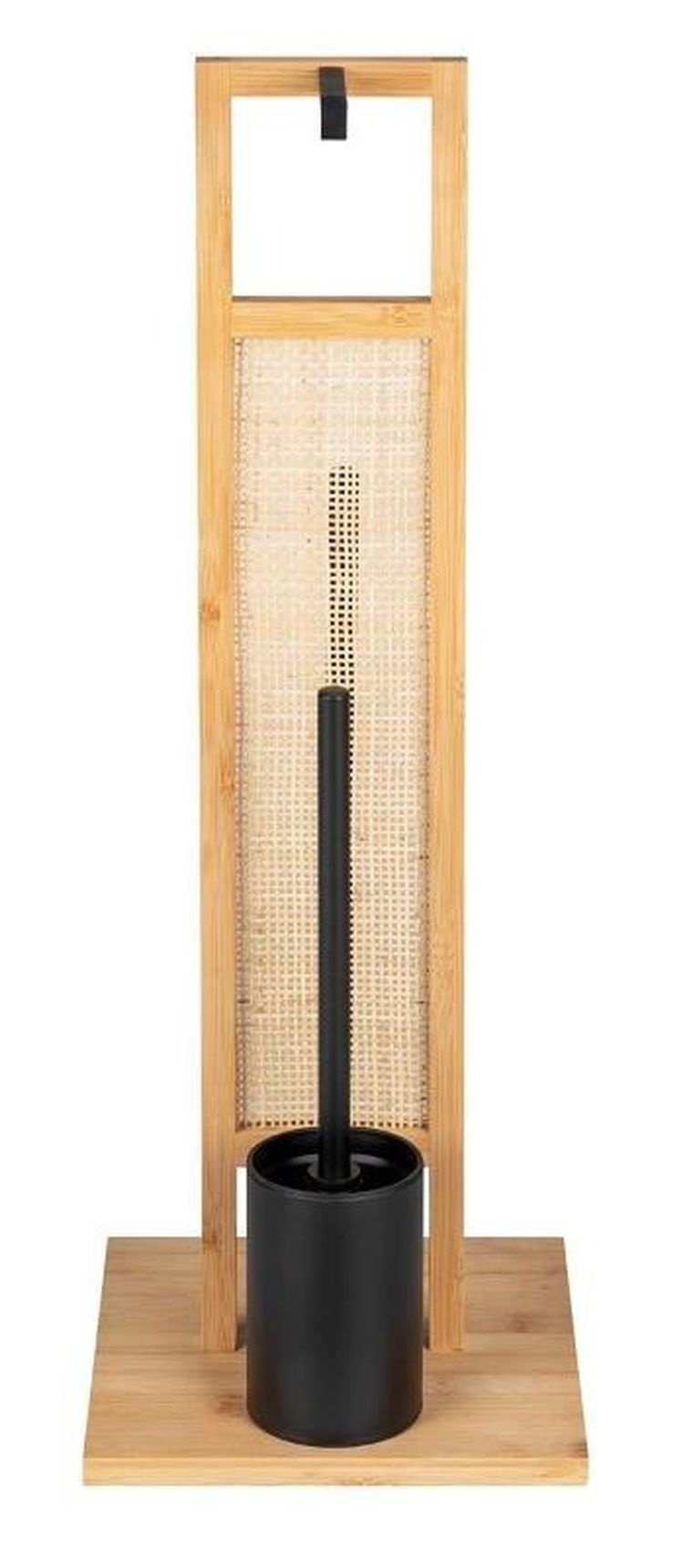 Wenko, stojak na papier toaletowy i szczotkę wc, Rivalta, 3w1, bambus
