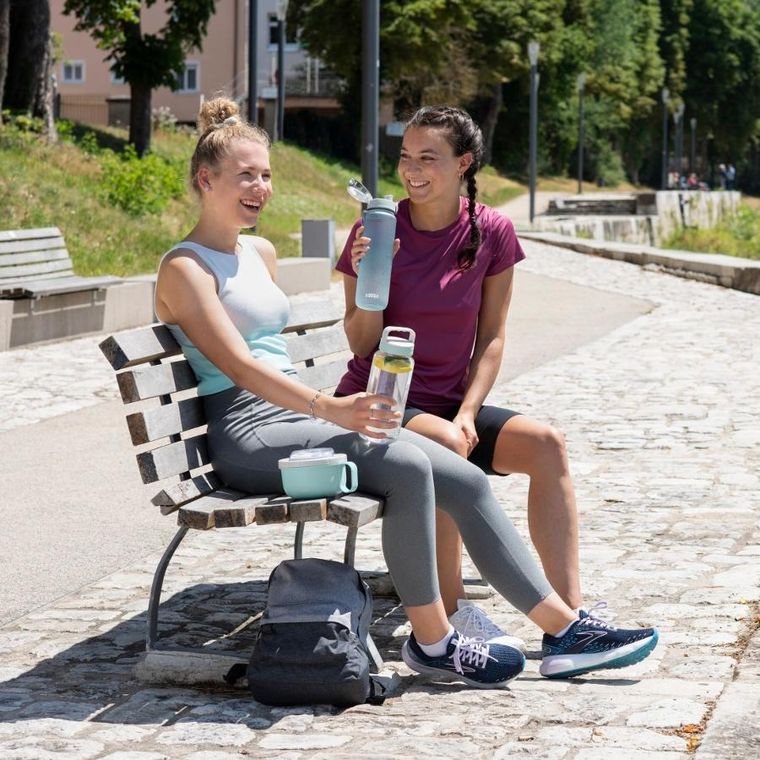 Xavax, To go, pojemnik na żywność z widelcem i łyżką 1100 ml