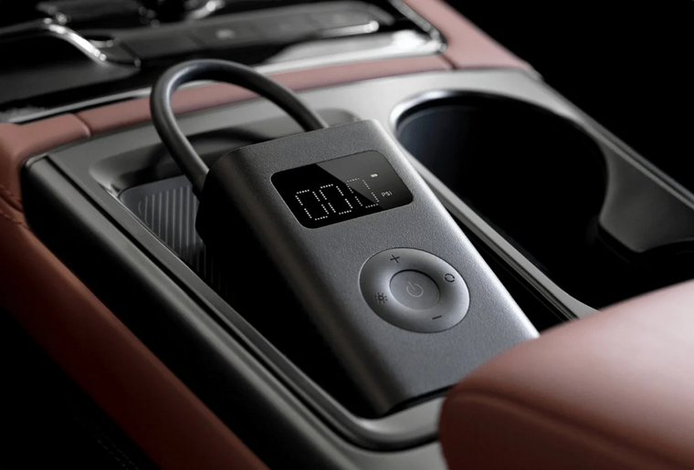 Xiaomi, Portable Electric Air Compressor 2, pompka rowerowa, czarna