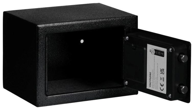Yale, Mini Electronic Safe Black, sejf podstawowy, mini, czarny