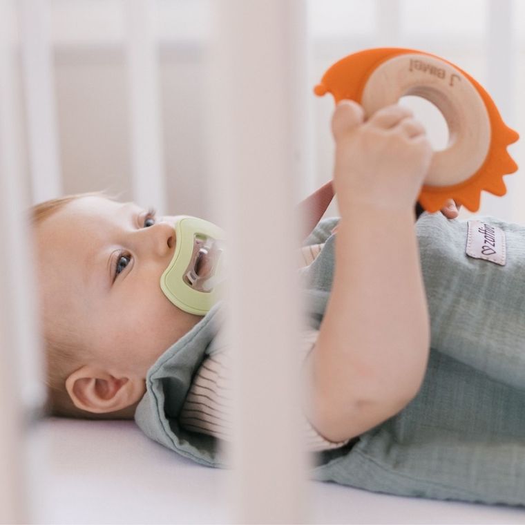 Zaffiro, Malaga, śpiworek do spania, muślinowy, TOG 1.5, mint, 6-12m