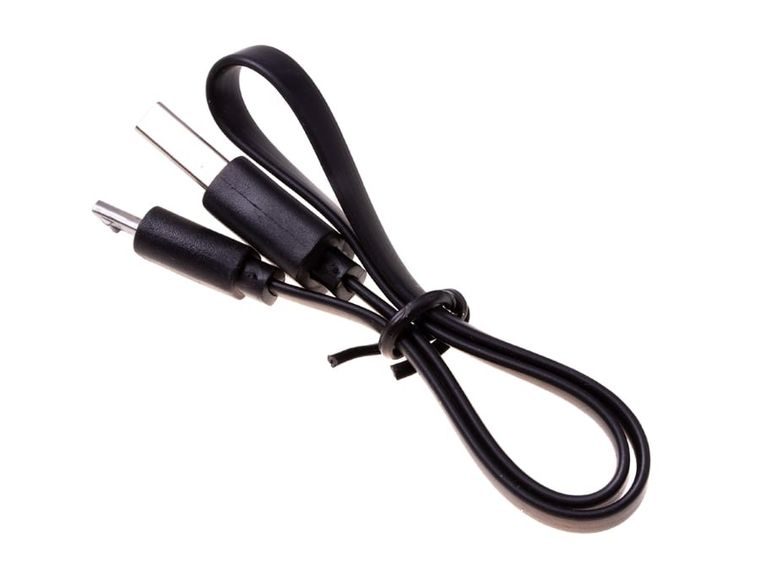 Zestaw: latarka na rower z USB + czerwona lampka stopu