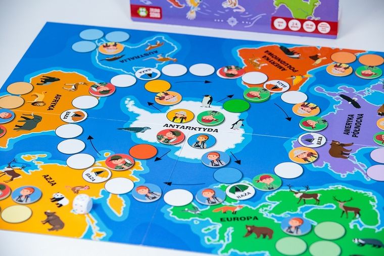 Zielona Sowa, Kontynenty, gra edukacyjna