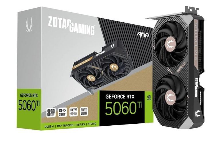 Zotac, karta graficzna, GeForce RTX 5060 Ti 8GB AMP GDDR7 128bit 3DP/HDMI