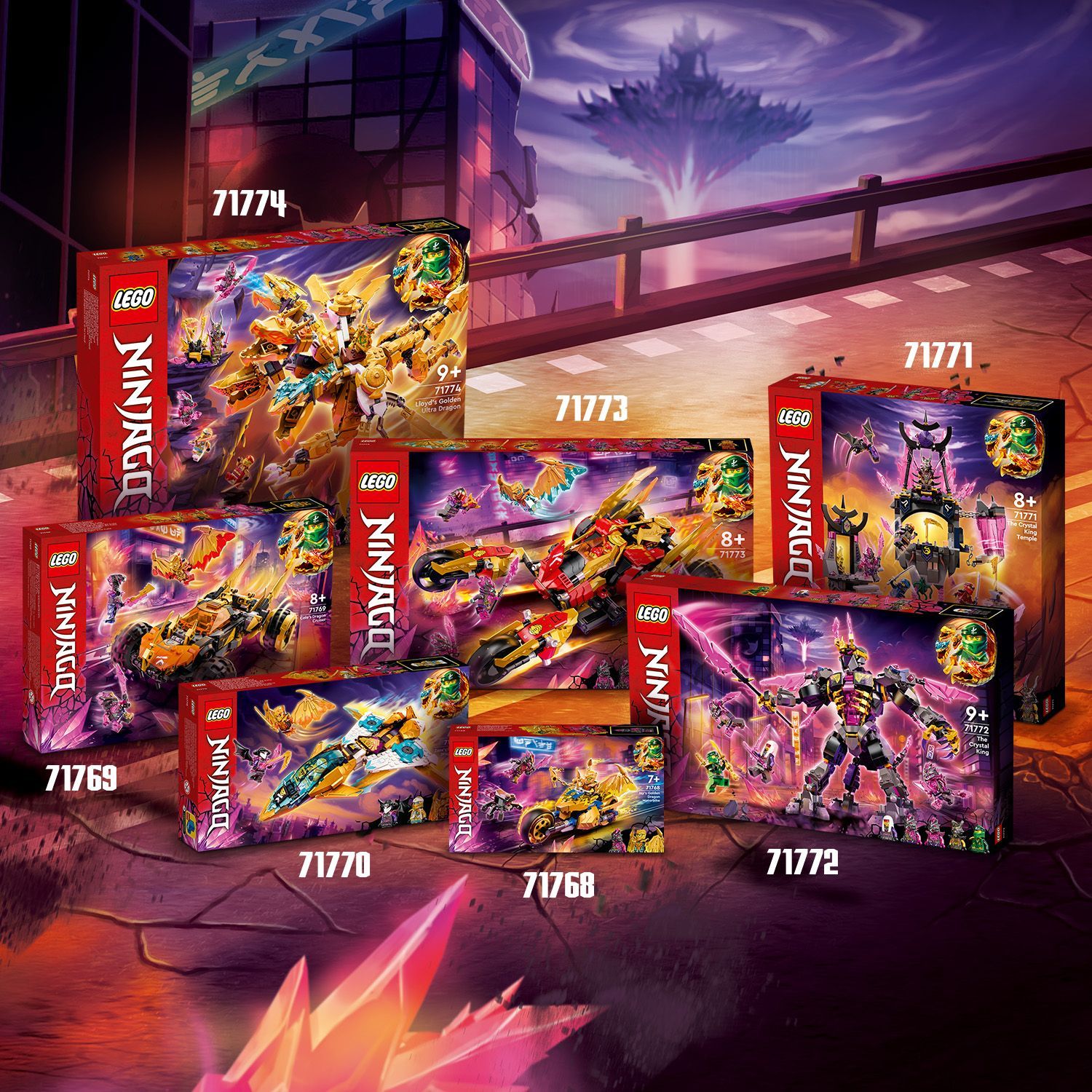 Lego Ninjago Dzień W Którym Zatrzymało Się Ninjago LEGO NINJAGO, Kryształowy król, 71772 - smyk.com