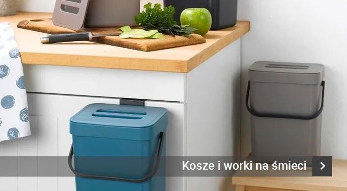 Kosze i worki na śmieci