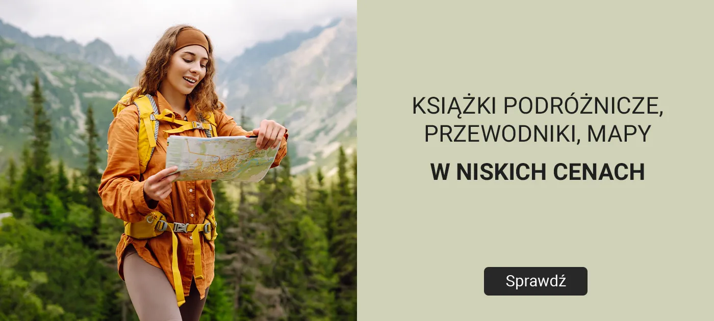 Książki podróżnicze, przewodniki, mapy w niskich cenach