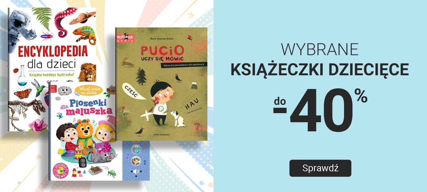 Wybrane książeczki dziecięce do -40%