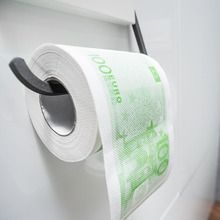 100 euro, papier toaletowy, xl